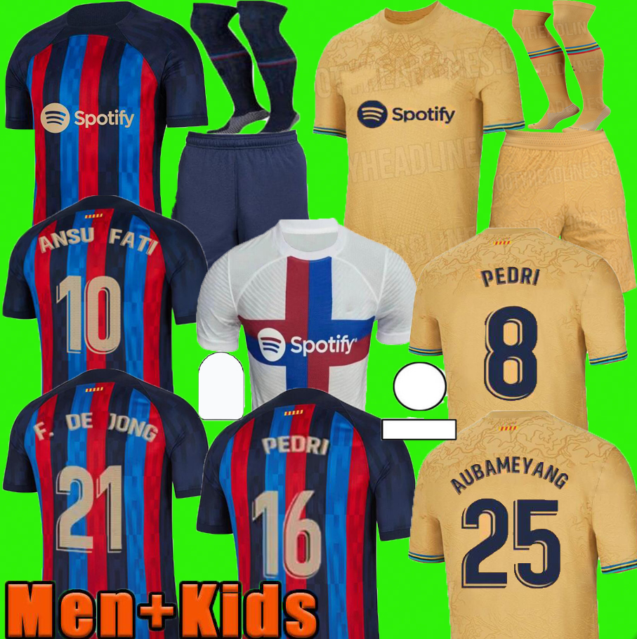 Camisetas de football MEMPHIS PEDRI soccer jersey 21 22 ANSU FATI 2023 F. DE JONG DEST shirt men kids kit Araujo Dani Alves Ferran Torres ADAMA XAVI Barcelona GAVI 16-4XL, Fans
Camisetas de football MEMPHIS PEDRI soccer jersey 21 22 ANSU FATI 2023 F. DE JONG DEST shirt men kids kit Araujo Dani Alves Ferran Torres ADAMA XAVI Barcelona GAVI 16-4XL, Fans