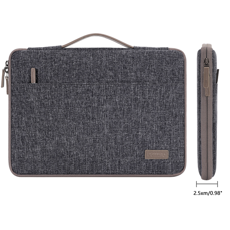 DOMISO Water resistant Laptop Sleeve With Handle For 10" 11" 13" 14 15 17 Inch Bag Notebook Computer bag 220629