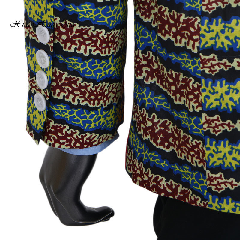 Men Blazer Slim Fit Fancy Blazers Suit Jacket African Men Clothes Blazer Wedding Dress Suit Dashiki Bazin Riche Ankara WYN145 220409