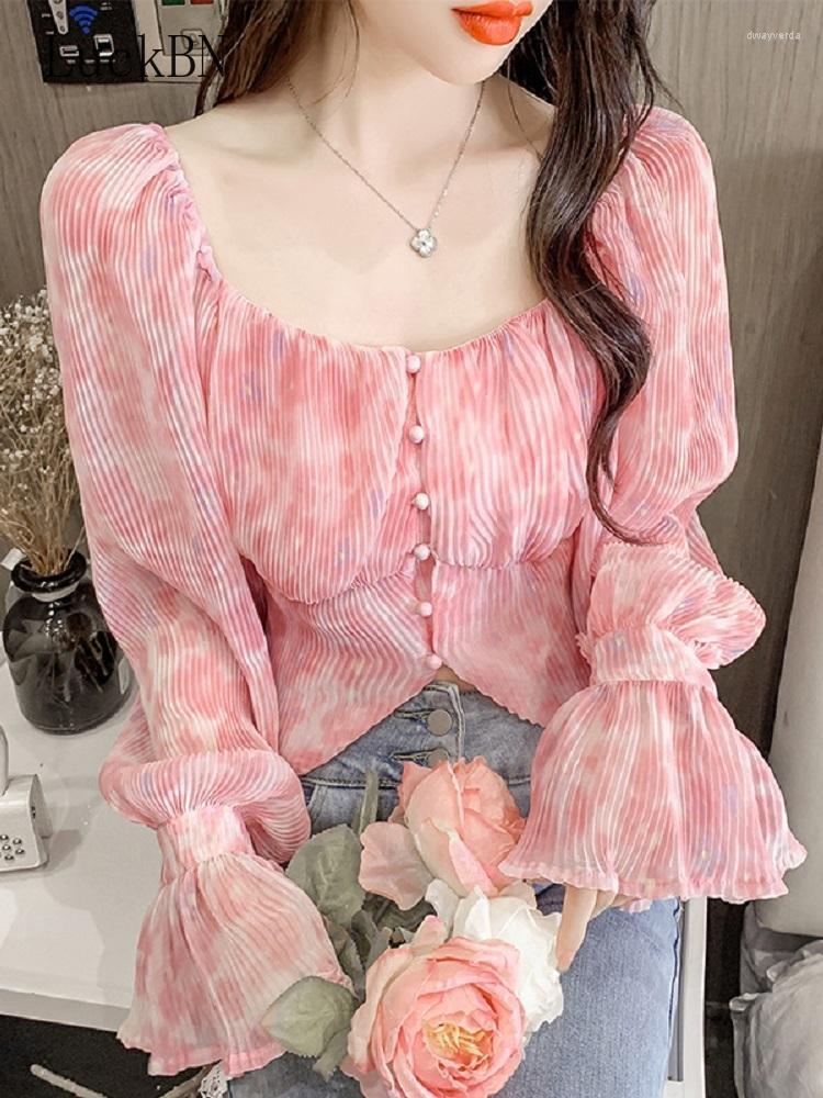 Women's Blouses & Shirts Ruffle Floral Top Blouse Puff Sleeve Crop Women Button Up Chiffon Shirt Off Shoulder Casual Ladies 2022 Korean Fash, Green
Women's Blouses & Shirts Ruffle Floral Top Blouse Puff Sleeve Crop Women Button Up Chiffon Shirt Off Shoulder Casual Ladies 2022 Korean Fash, Green