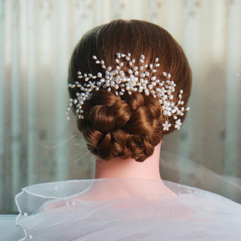 Hair Clips & Barrettes Pcs Handmade Simulated Pearls Combs Pins Sets Rose Gold Silver Color Headpiece Fashion Wedding AccessoriesHair
Hair Clips & Barrettes Pcs Handmade Simulated Pearls Combs Pins Sets Rose Gold Silver Color Headpiece Fashion Wedding AccessoriesHair