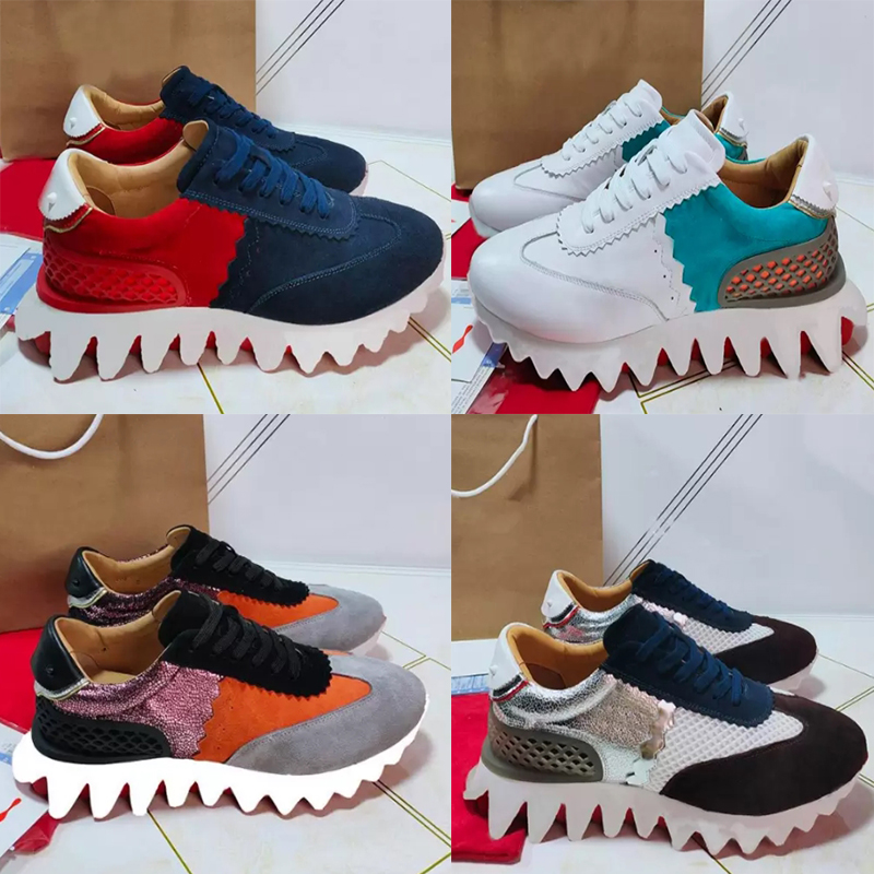 Luxury designer's latest Loubishark casual shoes Donna Tiketa running shoes for men and women Jung Soo Jung spikes red shoes flat leather st
Luxury designer's latest Loubishark casual shoes Donna Tiketa running shoes for men and women Jung Soo Jung spikes red shoes flat leather st