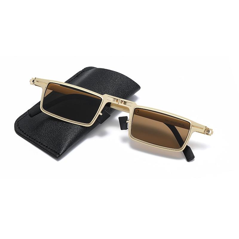 Sunglasses Folding Men Vintage Metal Trendy Square Women Glasses Bag Shades UV400 GafasSunglassesSunglasses
Sunglasses Folding Men Vintage Metal Trendy Square Women Glasses Bag Shades UV400 GafasSunglassesSunglasses