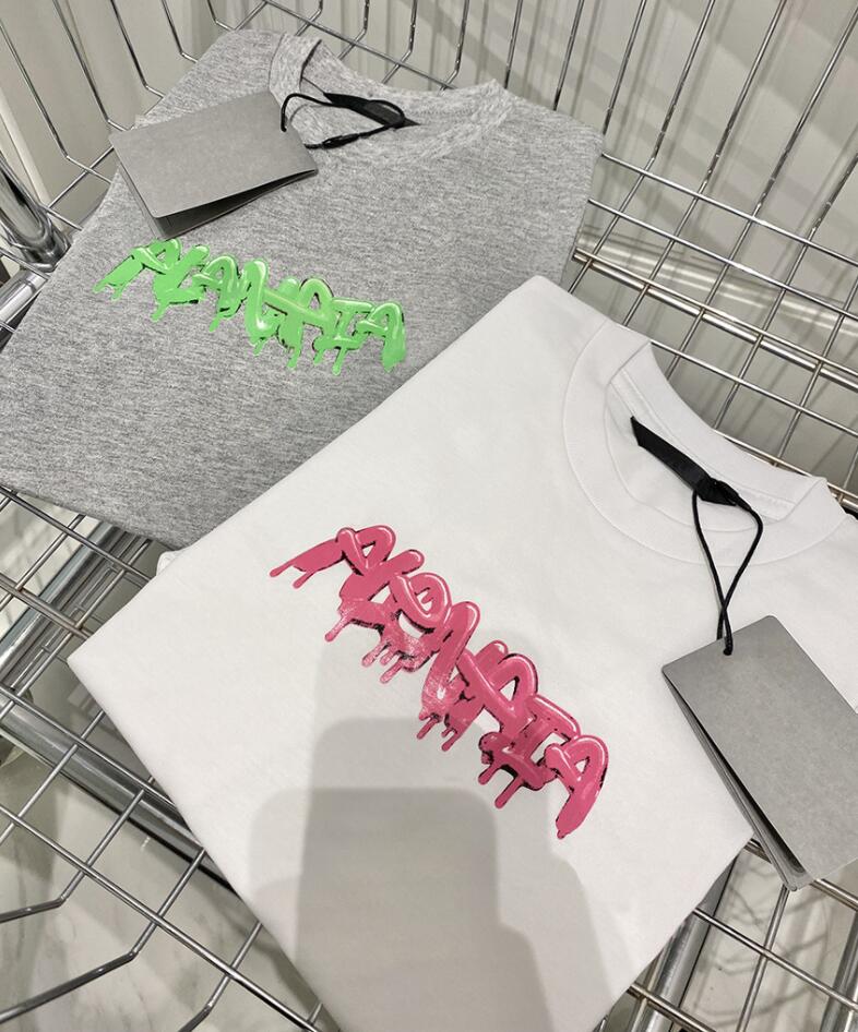 Baby Colorful graffiti T-shirts Short Sleeve Tees Tops Kids Boys Girls Children Casual Letter Embroidery Pattern T-shirts Pullover 100-140cm White Gray Color Age 1-10T
Baby Colorful graffiti T-shirts Short Sleeve Tees Tops Kids Boys Girls Children Casual Letter Embroidery Pattern T-shirts Pullover 100-140cm White Gray Color Age 1-10T