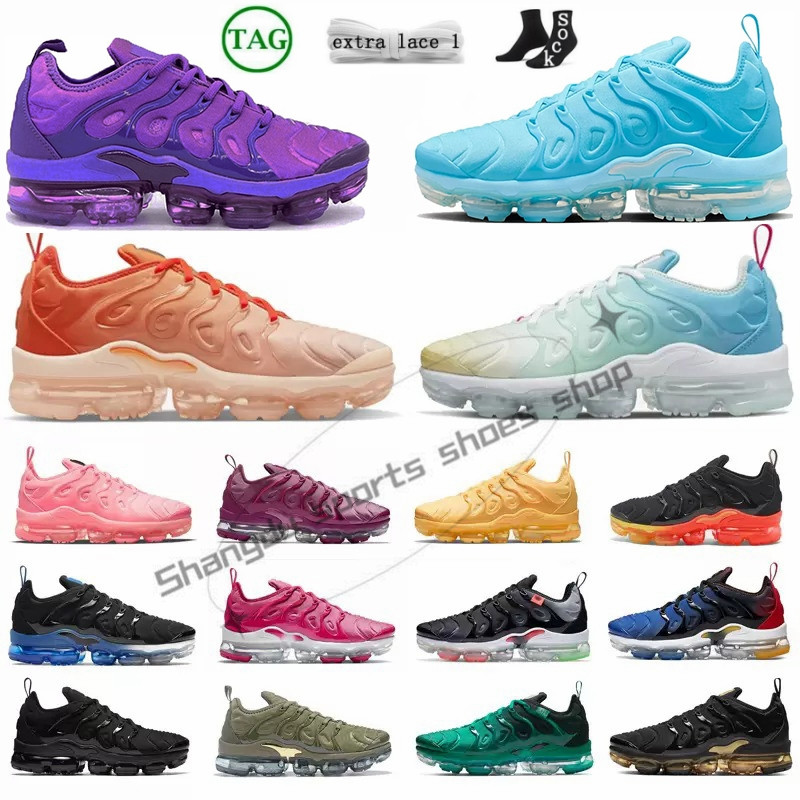Airmaxs Vapourmax TN Plus Running Shoes Men Women Sneakers University Blue Coquettish Purple Triple Black Hyper Royal Outdoor Mens Womens Sports Trainers size 36-47, Tn (35)36-40
Airmaxs Vapourmax TN Plus Running Shoes Men Women Sneakers University Blue Coquettish Purple Triple Black Hyper Royal Outdoor Mens Womens Sports Trainers size 36-47, Tn (35)36-40