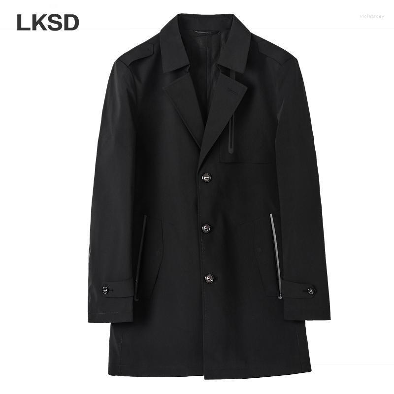 Men' Trench Coats LKSD Autumn Winter Coat Men Fashion Single Breasted Straight Long Jackets Casual Windbreaker Male Overcoat U170890065 Vio, Black
Men' Trench Coats LKSD Autumn Winter Coat Men Fashion Single Breasted Straight Long Jackets Casual Windbreaker Male Overcoat U170890065 Vio, Black