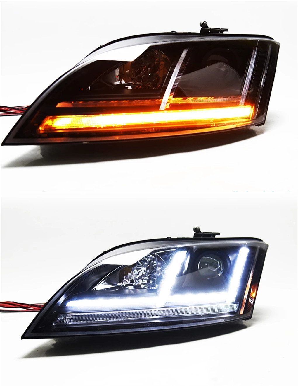 Car Styling Head Lamp For Audi TT Headlights 2006-2012 Headlight LED DRL Signal Lamp Hid Bi Xenon with AFS Auto Accessories