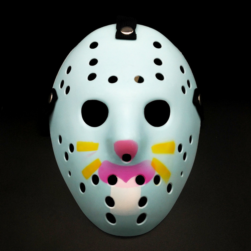 Jason Masquerade Mas Voorhees Mask Friday The 13Th Horror Movie Hockey Scary Halloween Costume Cosplay Plastic Party Fy2931