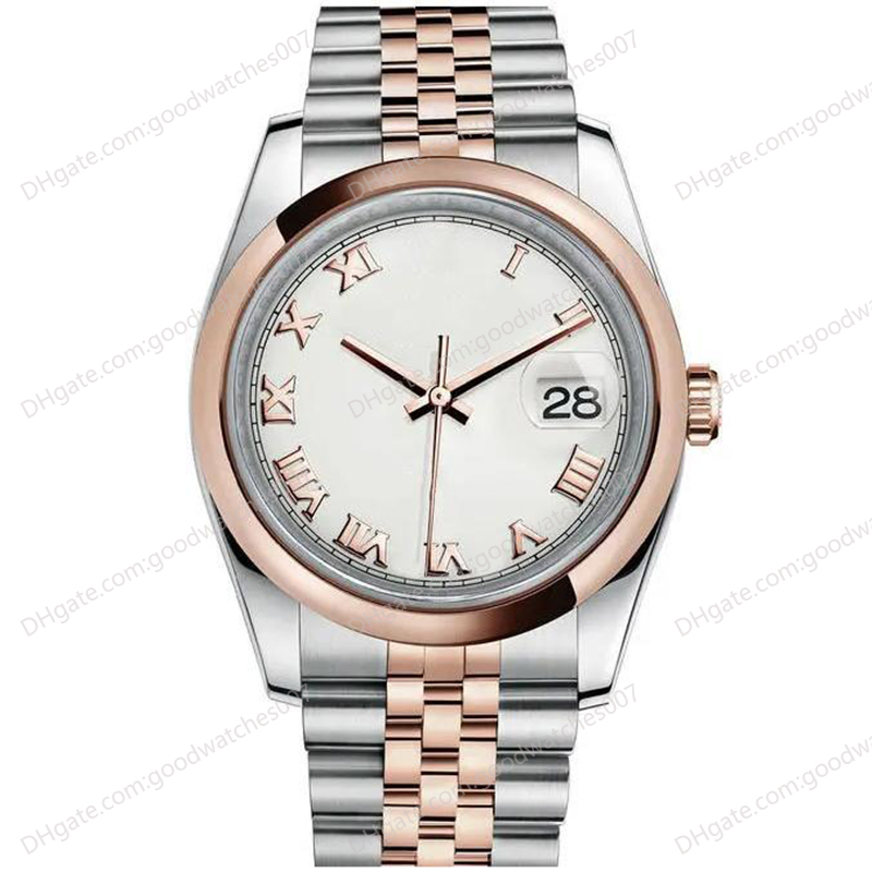 High Quality Asian Watch 2813 Sports Automatic Mechanical Ladies Watches 116201-63601 36mm white Roman Dial Rose Gold Case Fashion Folding Clasp Luxury Strap
High Quality Asian Watch 2813 Sports Automatic Mechanical Ladies Watches 116201-63601 36mm white Roman Dial Rose Gold Case Fashion Folding Clasp Luxury Strap