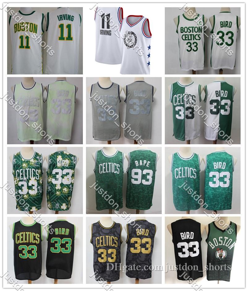 Mens Vintage Larry Bird 33 Pierce 34 Kyrie Irving 11 City Black Edition Hot Press Mesh Basketball Jerseys Stitched Shirts Sweatpants''nba'', Like pics
Mens Vintage Larry Bird 33 Pierce 34 Kyrie Irving 11 City Black Edition Hot Press Mesh Basketball Jerseys Stitched Shirts Sweatpants''nba'', Like pics