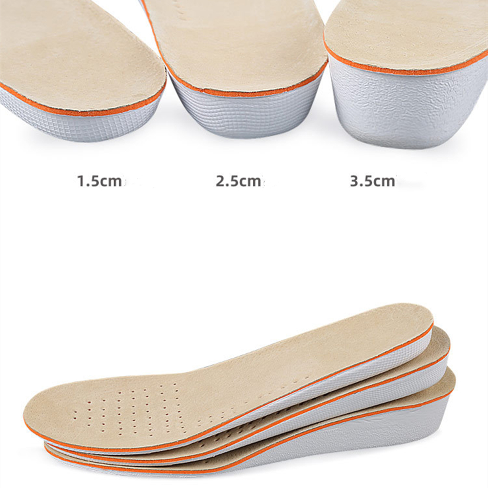 Height Increase Insoles For Growth 152535cm Invisible Height Lift Insole Inner Shoes Sole Heel Heightening Insert