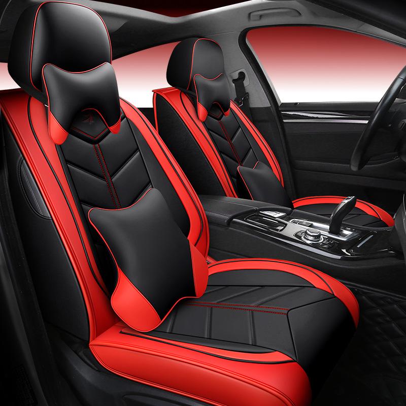 Car Seat Covers Kalaisike Leather Universal For MG All Models ZS MG7 MG6 MG3 MG5 Automobiles Styling Accessories Auto Cushion
Car Seat Covers Kalaisike Leather Universal For MG All Models ZS MG7 MG6 MG3 MG5 Automobiles Styling Accessories Auto Cushion