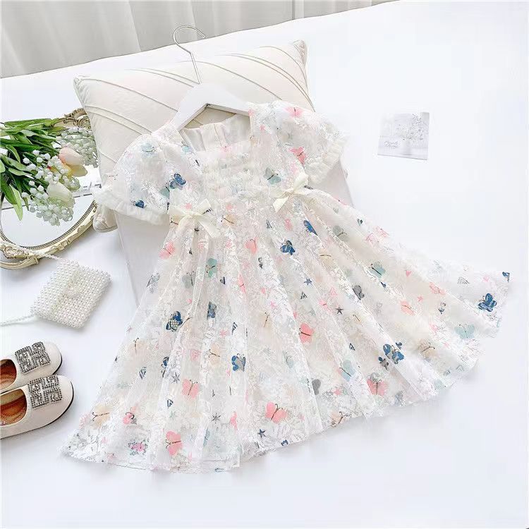 Girl's Dresses Girls' princess Bud Pleated Skirt Summer 2022 New Design Children's Foreign Style Square Neck Butterfly Lace Skirt Bubble Short Sleeve Clothing, Ivorie
Girl's Dresses Girls' princess Bud Pleated Skirt Summer 2022 New Design Children's Foreign Style Square Neck Butterfly Lace Skirt Bubble Short Sleeve Clothing, Ivorie