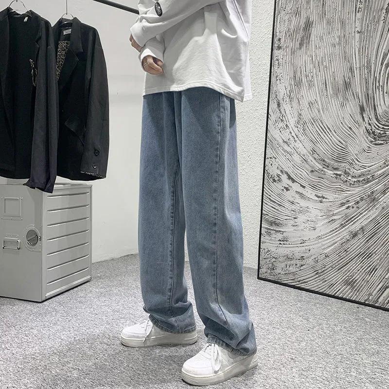Men's Jeans Loose Straight Tube Men's Spring High Street Versatile Trendy Wide Leg Pants Fashion Oversized Denim Trousers Man BottomsMen, Blue
Men's Jeans Loose Straight Tube Men's Spring High Street Versatile Trendy Wide Leg Pants Fashion Oversized Denim Trousers Man BottomsMen, Blue