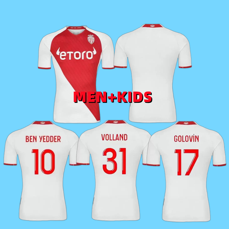 2022 2023 AS Monaco soccer jerseys 22 23 adult Kids kit VOLLAND FABREGAS GOLOVIN BEN YEDDER Football shirts GELSON M. DISASI B.BADIASHILE FOFANA TCHOUAMENI jersey, 22/23 home
2022 2023 AS Monaco soccer jerseys 22 23 adult Kids kit VOLLAND FABREGAS GOLOVIN BEN YEDDER Football shirts GELSON M. DISASI B.BADIASHILE FOFANA TCHOUAMENI jersey, 22/23 home