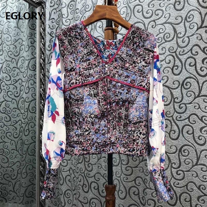 Autumn Fashion Designer Blouse Shirts High Quality Cotton Women V-Neck Exquisite Print Long Sleeve Casual Vintage Tops Women' Blouses, Black
Autumn Fashion Designer Blouse Shirts High Quality Cotton Women V-Neck Exquisite Print Long Sleeve Casual Vintage Tops Women' Blouses, Black