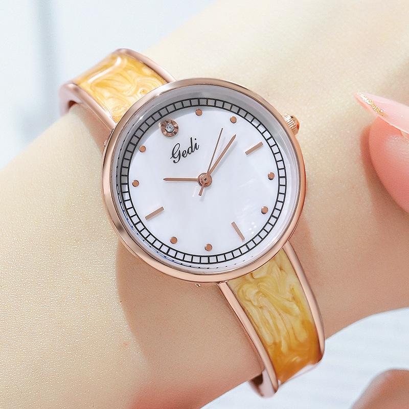 Wristwatches Koean Fashion Bracelet Watches Women Simple Minimalism Casual Elegant Quartz Ladies Watch Lmitation Ceramics Female Clock, White
Wristwatches Koean Fashion Bracelet Watches Women Simple Minimalism Casual Elegant Quartz Ladies Watch Lmitation Ceramics Female Clock, White