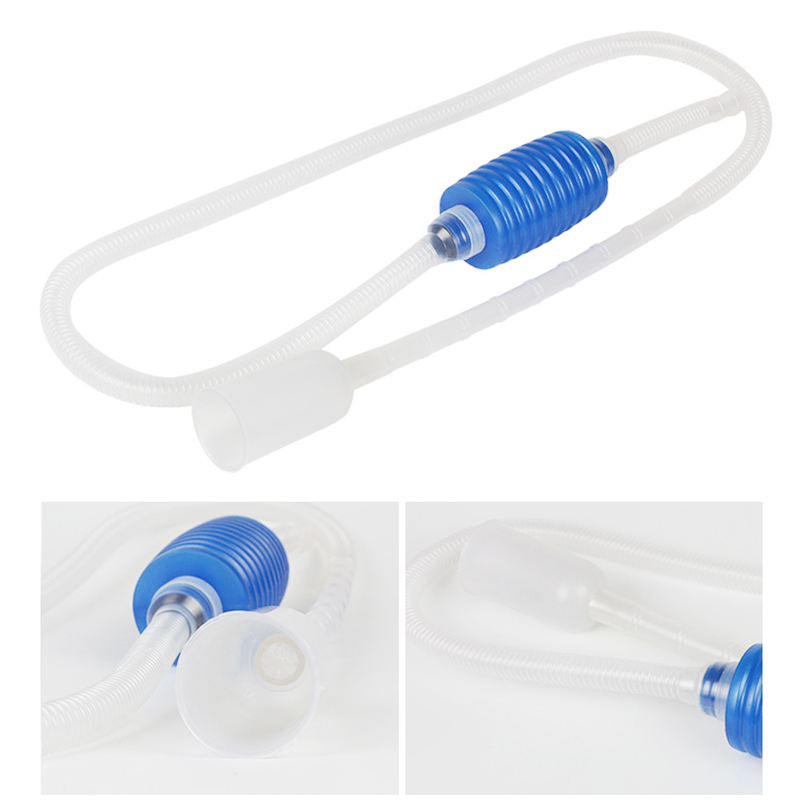 Aquarium Siphon Fish Tank Syphon Vacuum Cleaner Pump Semi-automatic Water Change Changer Gravel Water Filter Acuario Accessories 0627