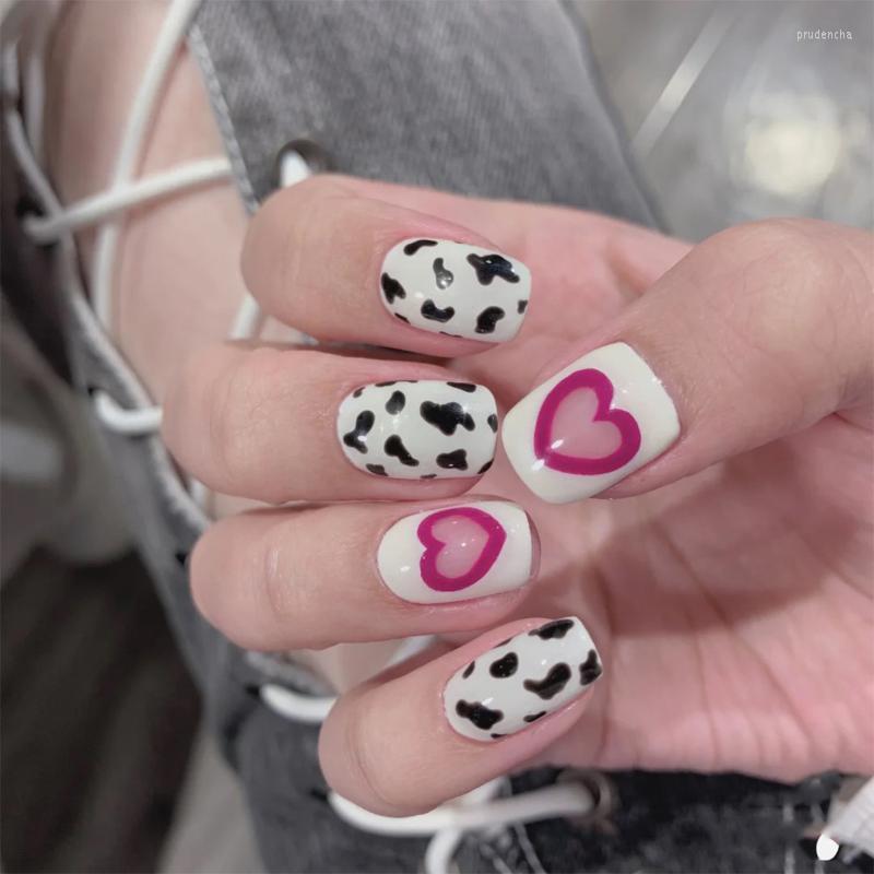 False Nails 24pcs LOVE Fake With Glue Full Cover Cows Nail Tips Detachable Stick On Short Press Art Manicure Tool Prud22, Jp995
False Nails 24pcs LOVE Fake With Glue Full Cover Cows Nail Tips Detachable Stick On Short Press Art Manicure Tool Prud22, Jp995