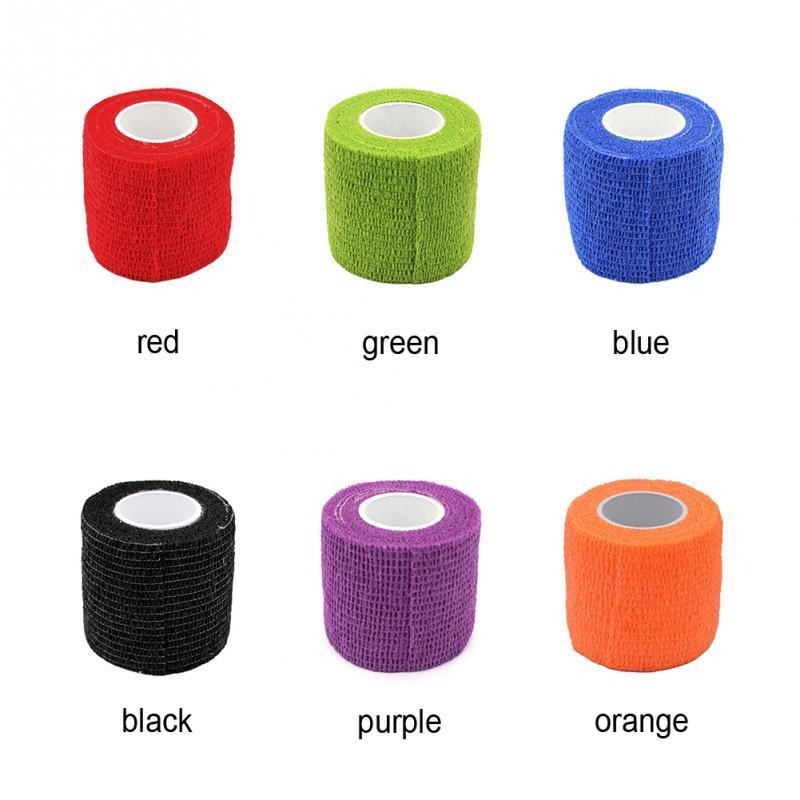 24pcs Tattoo Grip Bandage Cover Wraps Tapes Nonwoven Waterproof Self Adhesive Finger Wrist Protection Tattoo Accessories 220519