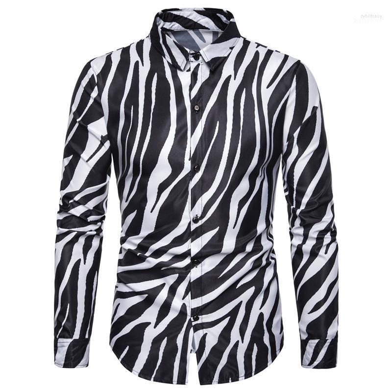 Nightclub Party Zebra Striped Mens Shirts Casual Slim Fit Long Sleeve Camisa Social Dress Chemise Homme 3XL1 Sybi22, Red
Nightclub Party Zebra Striped Mens Shirts Casual Slim Fit Long Sleeve Camisa Social Dress Chemise Homme 3XL1 Sybi22, Red
