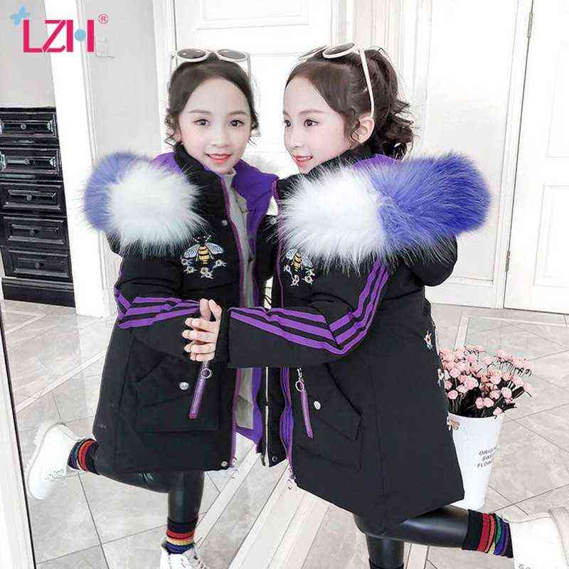 Lzh 2021 Autumn Winter Mid-Length Color Fur Collar Thickened Children Jacket Fashion Printing Down Jacket For Girls cotton Parka J220718, Red
Lzh 2021 Autumn Winter Mid-Length Color Fur Collar Thickened Children Jacket Fashion Printing Down Jacket For Girls cotton Parka J220718, Red