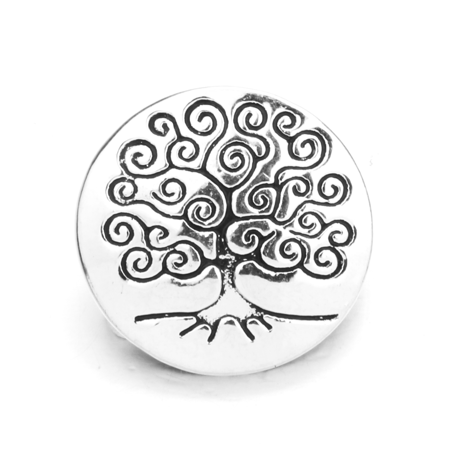 Metal tree Snap Button Clasps Jewelry findings 18mm Snaps Buttons DIY earrings Necklace Bracelet jewelery ACC