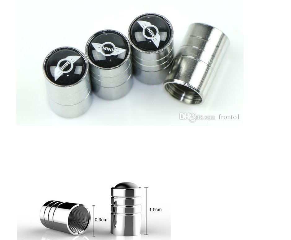Auto sticker Car Wheel Tire Valves Tyre Air Caps case for BMW Mini Cooper 2011 2012 2013 car accessories Motorcycle Automobiles.