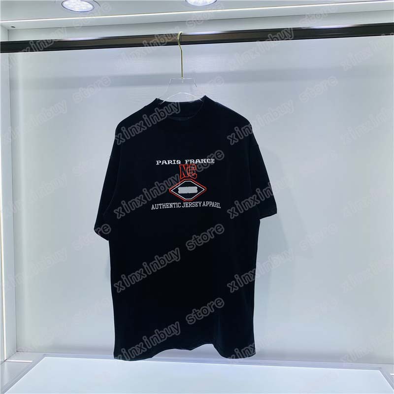 22ss Men Designers t shirt cotton Paris France print short sleeve Man Crew Neck Streetwear white black xinxinbuy M-2XL
22ss Men Designers t shirt cotton Paris France print short sleeve Man Crew Neck Streetwear white black xinxinbuy M-2XL