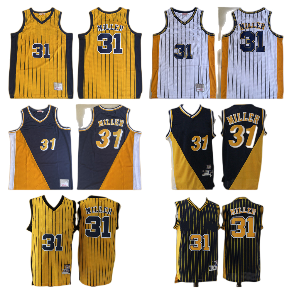 Mitchell and Ness Basketball 31 ReggieMiller Jerseys Retro Man Stitched Yellow Blue White Jersey, Mitchell&ness (with team logo)
Mitchell and Ness Basketball 31 ReggieMiller Jerseys Retro Man Stitched Yellow Blue White Jersey, Mitchell&ness (with team logo)