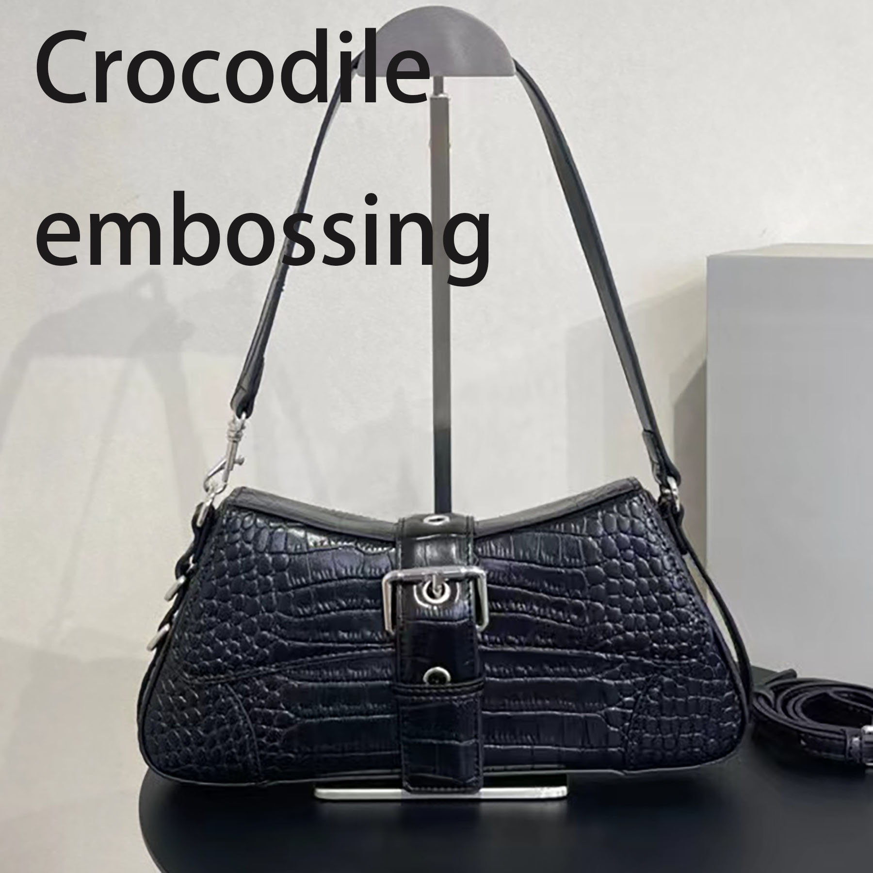 bella hadid lindsay small shoulder bag with strap CROCODILE EMBOSSED silver pleated black Curved flap Adjustable three hooks Decorative buckle belt luxury 2022 new, Customize
bella hadid lindsay small shoulder bag with strap CROCODILE EMBOSSED silver pleated black Curved flap Adjustable three hooks Decorative buckle belt luxury 2022 new, Customize