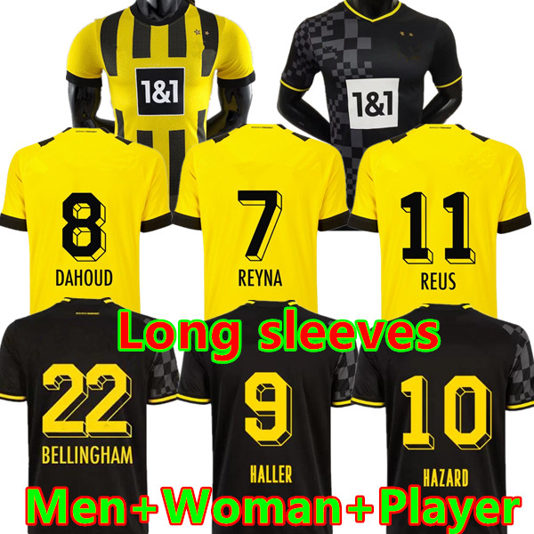 Player version HALLER soccer jersey 22 23 football shirt REUS DORTMUND NEONGELB BELLINGHAM HUMMELS BRANDT men long sleeves woman fans maillot de foot 2022 2023, 22/23 away
Player version HALLER soccer jersey 22 23 football shirt REUS DORTMUND NEONGELB BELLINGHAM HUMMELS BRANDT men long sleeves woman fans maillot de foot 2022 2023, 22/23 away