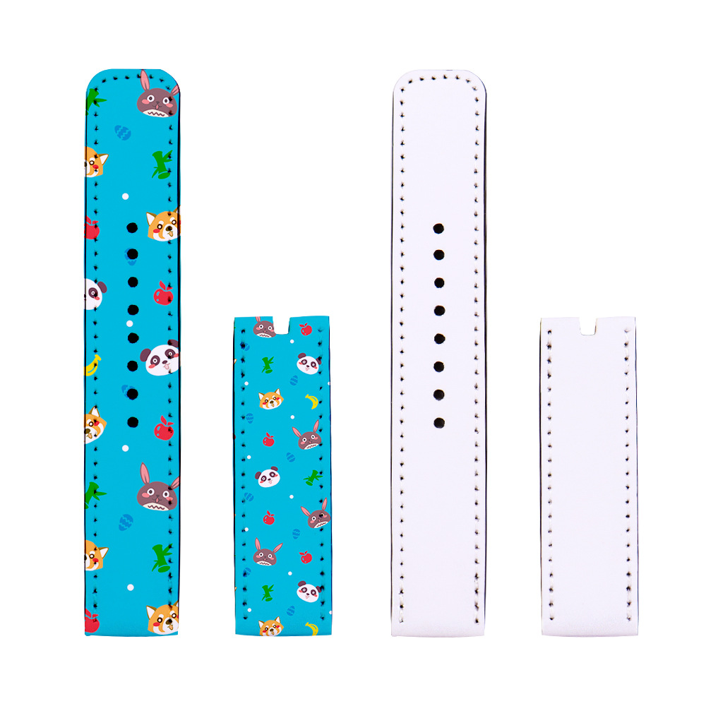 Sublimation Blank Leather watch band for Apple iWatch 1/2/3/4/5 Strap replacement blanks with connector 38 40 42 44