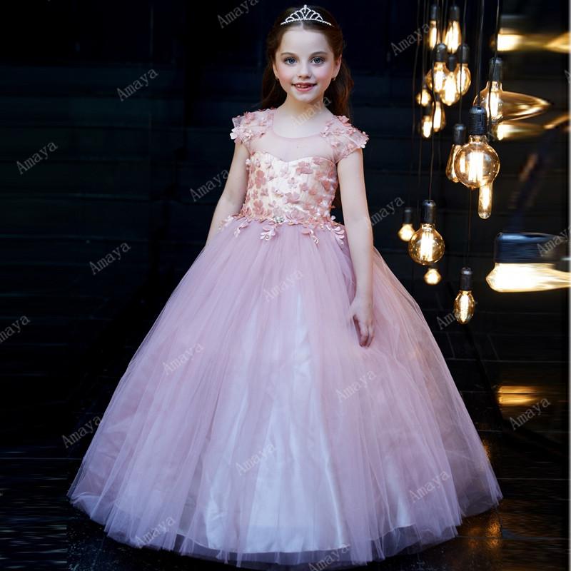 Girl's Dresses Amaya Puffy Tulle Flower Girl 2022 For Wedding Sleeveless Ball Gown 3D Flowers Holy Communion Pageant Gowns KidsGirl's, Pink
Girl's Dresses Amaya Puffy Tulle Flower Girl 2022 For Wedding Sleeveless Ball Gown 3D Flowers Holy Communion Pageant Gowns KidsGirl's, Pink