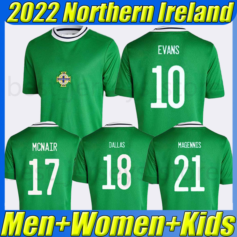 2022 Northern Ireland Soccer Jerseys 22/23 LAFFERTY EVANS DAVIS MCNAIR MAGENNIS Saville Ballard Football Shirt Home Green Men Women Kids Kits sock Full sets uniform, Jianada 21-22 away
2022 Northern Ireland Soccer Jerseys 22/23 LAFFERTY EVANS DAVIS MCNAIR MAGENNIS Saville Ballard Football Shirt Home Green Men Women Kids Kits sock Full sets uniform, Jianada 21-22 away