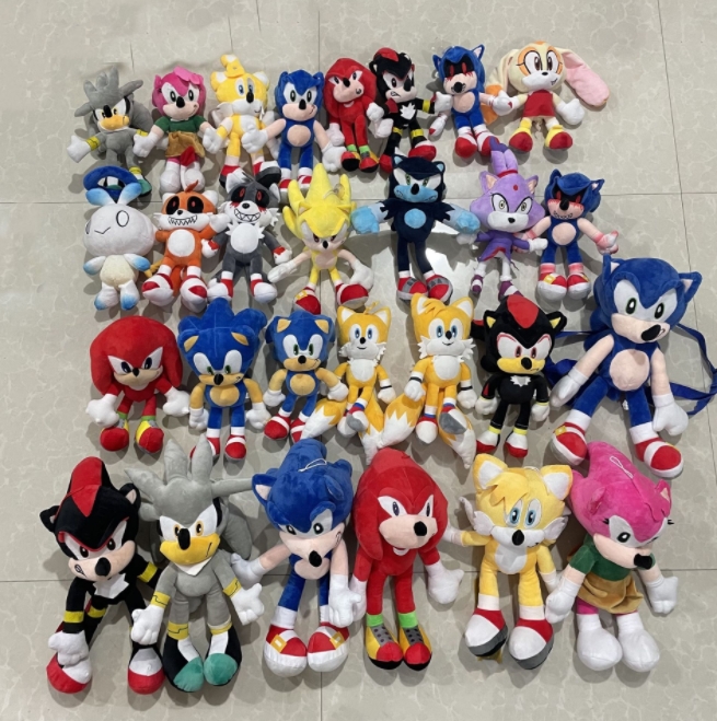New Hot Super Sonic Mouse Plush Toy Multi Style Friend Stuff Plush with PP cotton filled Doll Kid Birthday Gift
