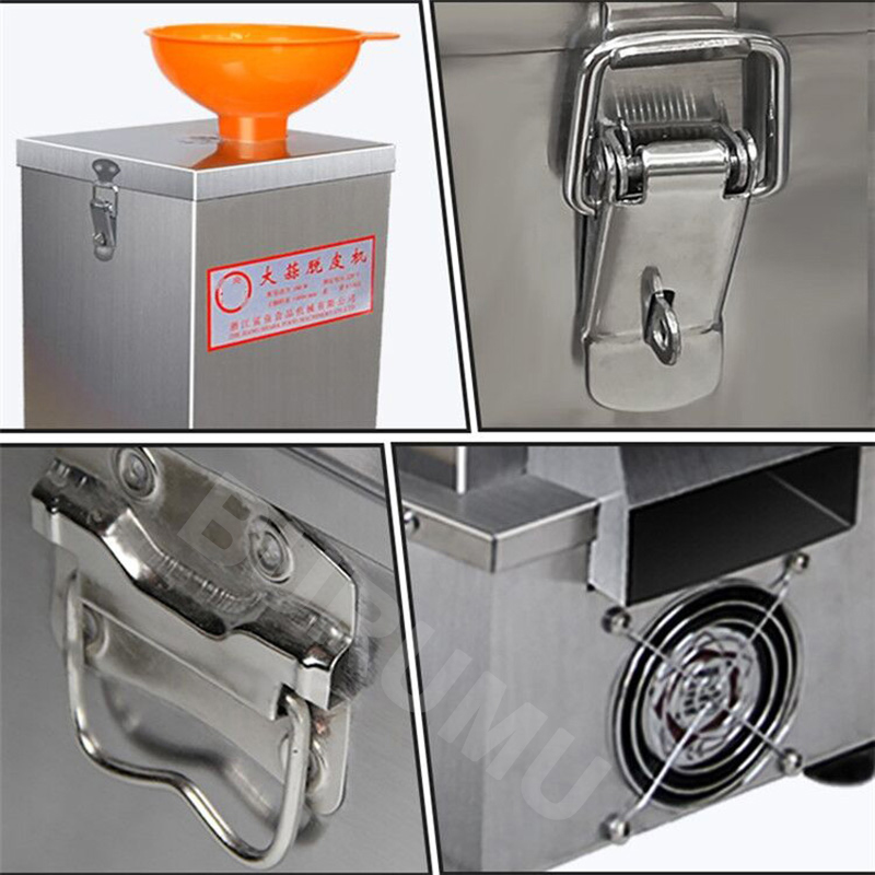 25kg/h Commercial Garlic Peelers Automatic Garlic Peeling Machine