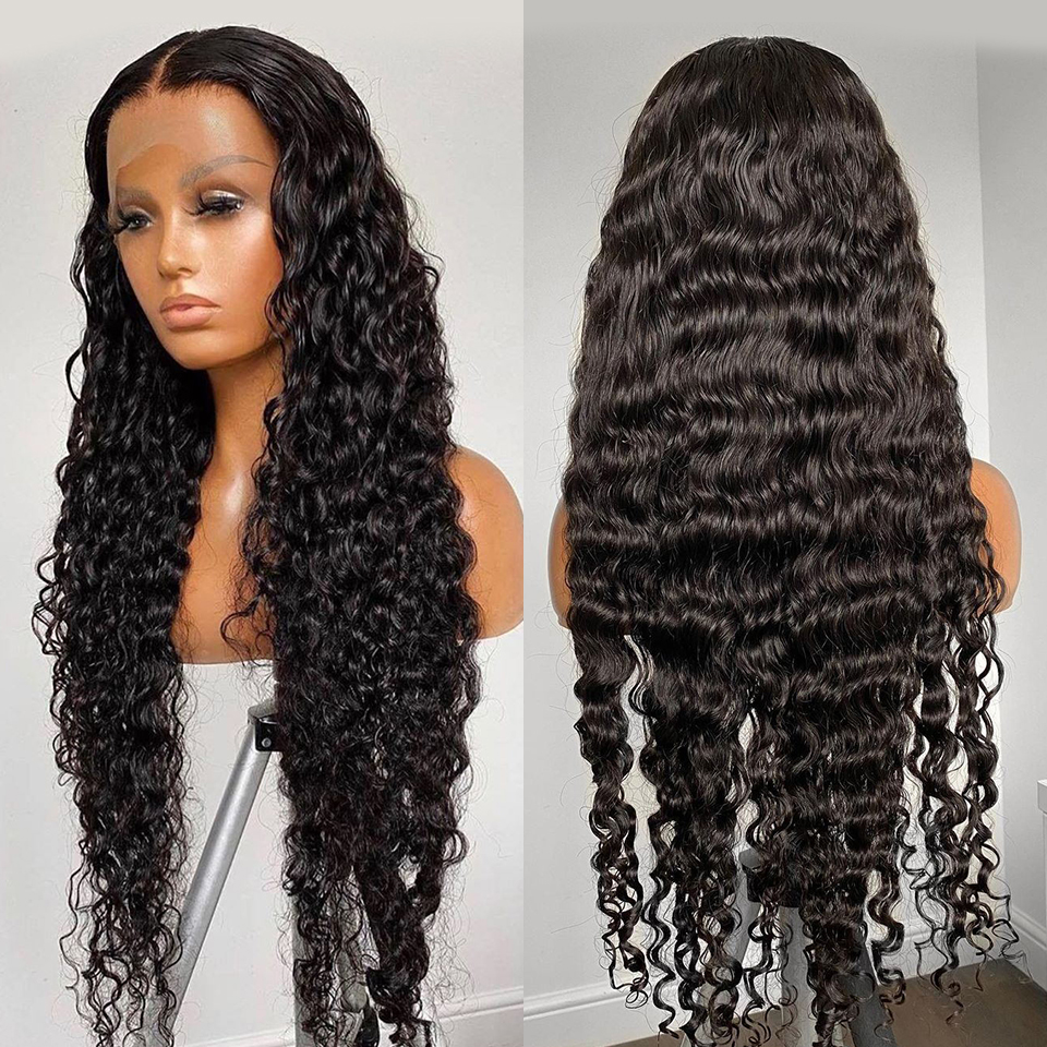 LX Brand Deep Wave 30 40 Inch Lace Front Human Hair Wig Brazilian Water Curly 5X5 Closure 13X6 Transparent Frontal Wigsfactory direct, 8inches 
LX Brand Deep Wave 30 40 Inch Lace Front Human Hair Wig Brazilian Water Curly 5X5 Closure 13X6 Transparent Frontal Wigsfactory direct, 8inches