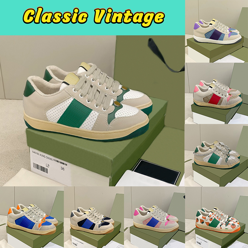 Luxury casual shoes Classic Vintage Screener Dirty Leather Web designer Sneaker white beige ebony green obsidian grey strawberry printed men women sneakers, 14 white leather green
Luxury casual shoes Classic Vintage Screener Dirty Leather Web designer Sneaker white beige ebony green obsidian grey strawberry printed men women sneakers, 14 white leather green