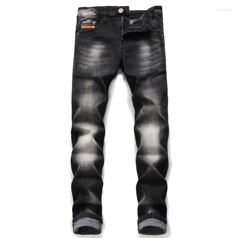 Men's Jeans European American Style Brand Pants Men Slim Zipper Letter Straight Gentleman Black Hole For Bert22, 2004
Men's Jeans European American Style Brand Pants Men Slim Zipper Letter Straight Gentleman Black Hole For Bert22, 2004
