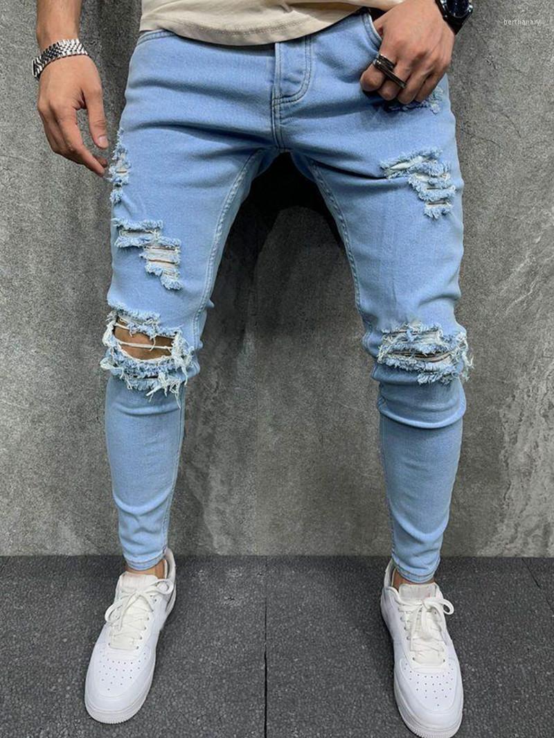 Men' Jeans Spring And Autumn Men' Ripped Slim Sport Leg Long Pants Oversized Hip Hop JeansMen' Bert22, Blue
Men' Jeans Spring And Autumn Men' Ripped Slim Sport Leg Long Pants Oversized Hip Hop JeansMen' Bert22, Blue