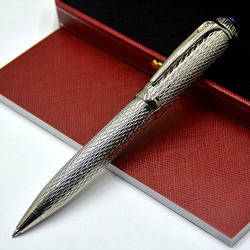 promotion Silver / Black Car Ballpoint pen administrative office stationery Supplies luxurs write refill pens No Box