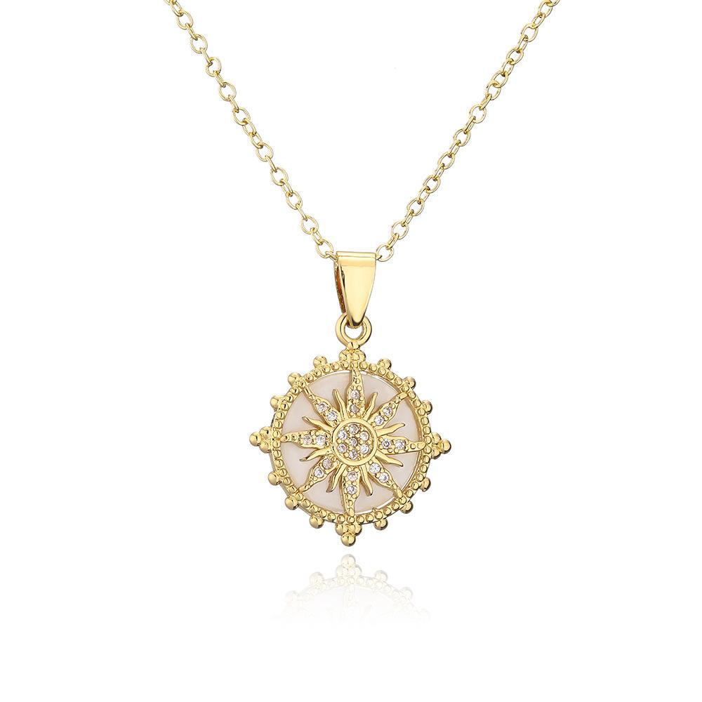 Pendant Ancient Selling New Product 18k Gold Plated Copper Micro Inlaid ZirconNecklace Female
Pendant Ancient Selling New Product 18k Gold Plated Copper Micro Inlaid ZirconNecklace Female