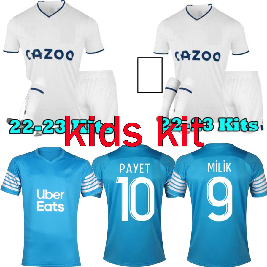 Kids kit socks 22 23 soccer jersey 2023 home away men 2022 OM MILIK PAYET maillot de foot CUISANCE BENEDETTO GUENDOUZI KAMARA BAKAMBU football shirt THAUVIN, White
Kids kit socks 22 23 soccer jersey 2023 home away men 2022 OM MILIK PAYET maillot de foot CUISANCE BENEDETTO GUENDOUZI KAMARA BAKAMBU football shirt THAUVIN, White