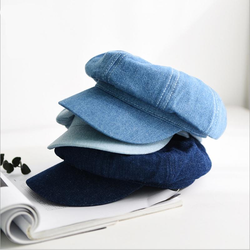 Berets Women Leisure Octagonal Hat Ladies Denim Beret Cowboy Cap Sboy Gatsby Baker Peaked Driving HatBerets
Berets Women Leisure Octagonal Hat Ladies Denim Beret Cowboy Cap Sboy Gatsby Baker Peaked Driving HatBerets