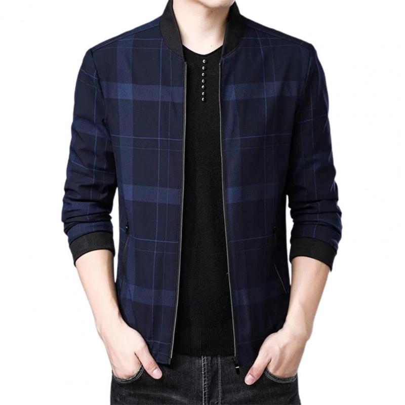Men's Jackets Men Coat Fashion Plaid Male Windbreaker Vintage Clothing Spring Autumn Casual Jacekt Sport Outdoor Outwears, Black;brown
Men's Jackets Men Coat Fashion Plaid Male Windbreaker Vintage Clothing Spring Autumn Casual Jacekt Sport Outdoor Outwears, Black;brown