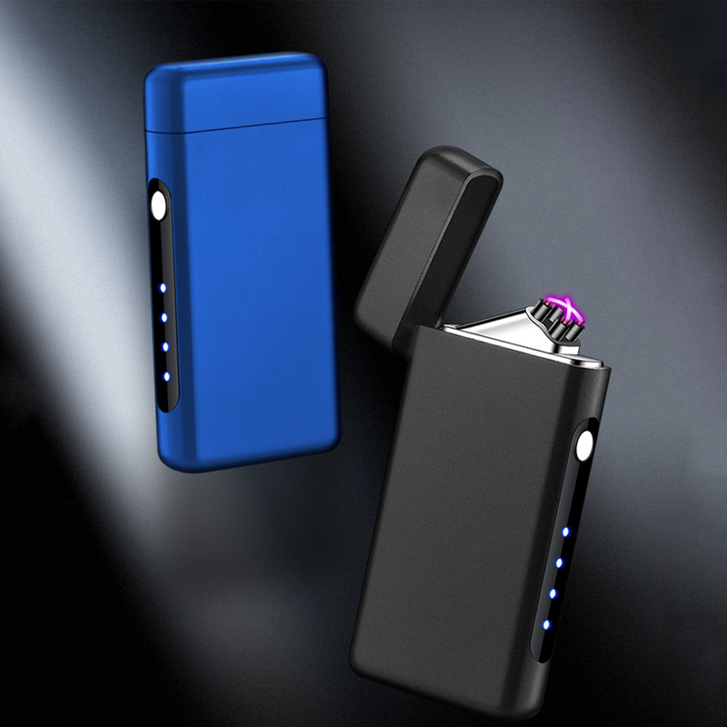 Double Arc Electric Lighter Rechargeable Flameless Windproof Outdoor Lighters New USB TypeC Charging Plasma Cigarette Lighter531611275467