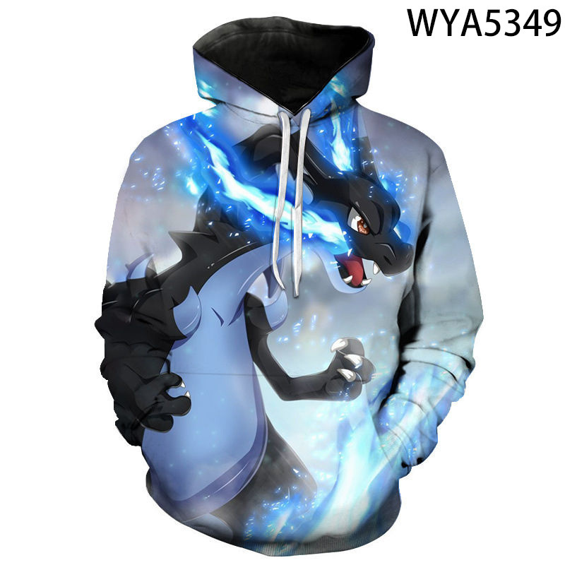 Hoodies & Sweatshirts Pokmon Kids Hoodie 3d Print Cartoon Anime Cute Ch 220824