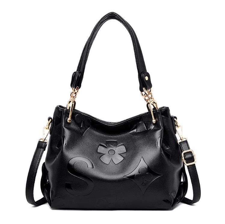 Women's Bags Handbag Large Capacity Messenger Texture Foreign Trade Shoulder Bag, Black
Women's Bags Handbag Large Capacity Messenger Texture Foreign Trade Shoulder Bag, Black