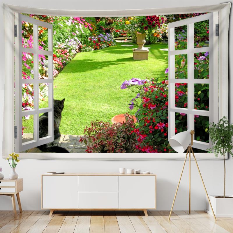 Tapestries Landscape Outside The Window Tapestry Wall Hanging Bohemian Style Curtain Aesthetic Mandala Room Decor
Tapestries Landscape Outside The Window Tapestry Wall Hanging Bohemian Style Curtain Aesthetic Mandala Room Decor